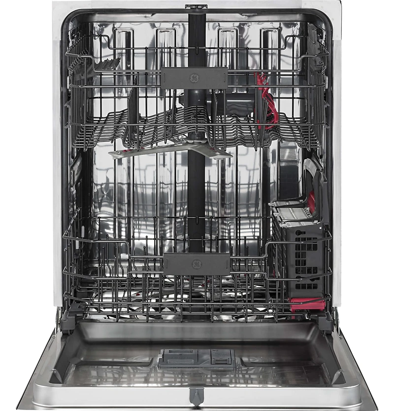 Black Slate Cafe Series Stainless Interior Built-In Dishwasher with Hidden Controls