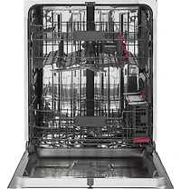 Black Slate Cafe Series Stainless Interior Built-In Dishwasher with Hidden Controls