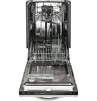 Stainless Steel 18 inch Built-In Dishwasher