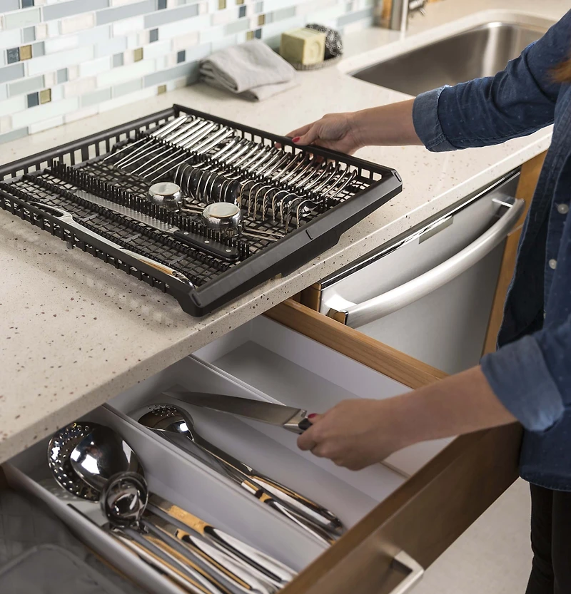 Stainless Steel Profile Series Stainless Steel Interior Dishwasher with Hidden Controls