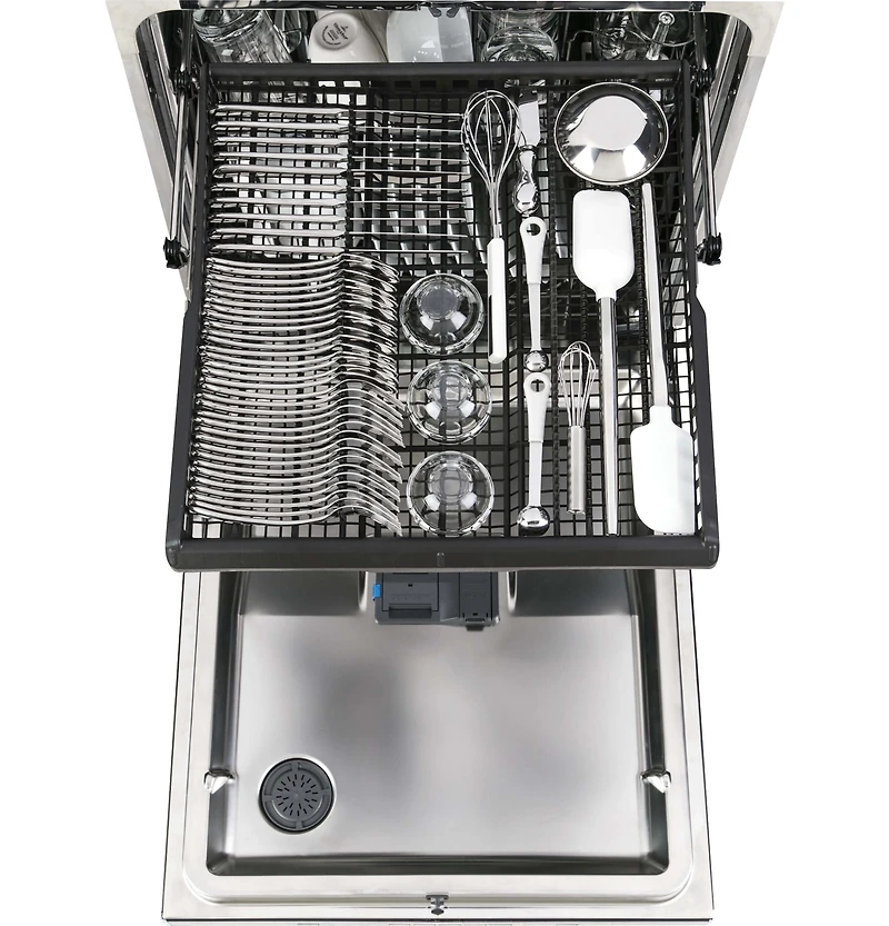 Black Slate Profile Series Stainless Steel Interior Dishwasher with Hidden Controls
