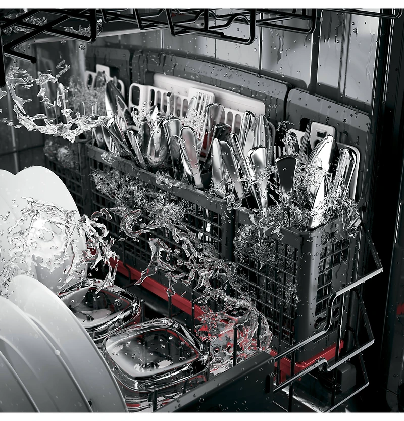 Black Slate Profile Series Stainless Steel Interior Dishwasher with Hidden Controls