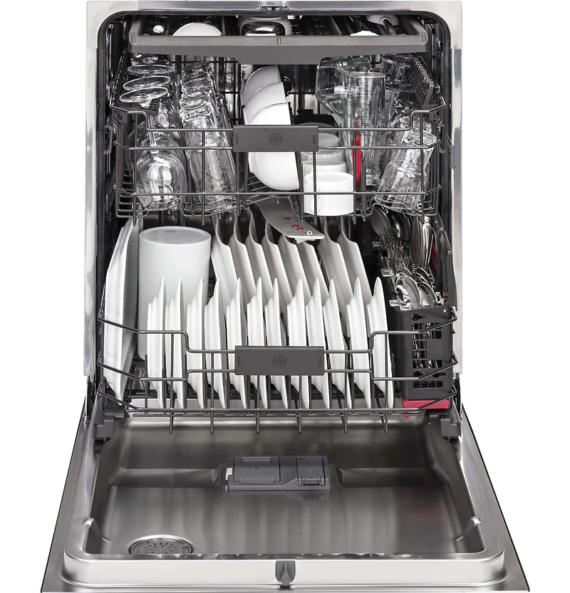 Black Slate Profile Series Stainless Steel Interior Dishwasher with Hidden Controls