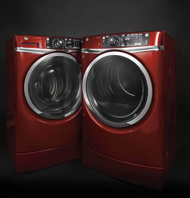 8.3 Cu. Ft. Red Electric Dryer with Steam