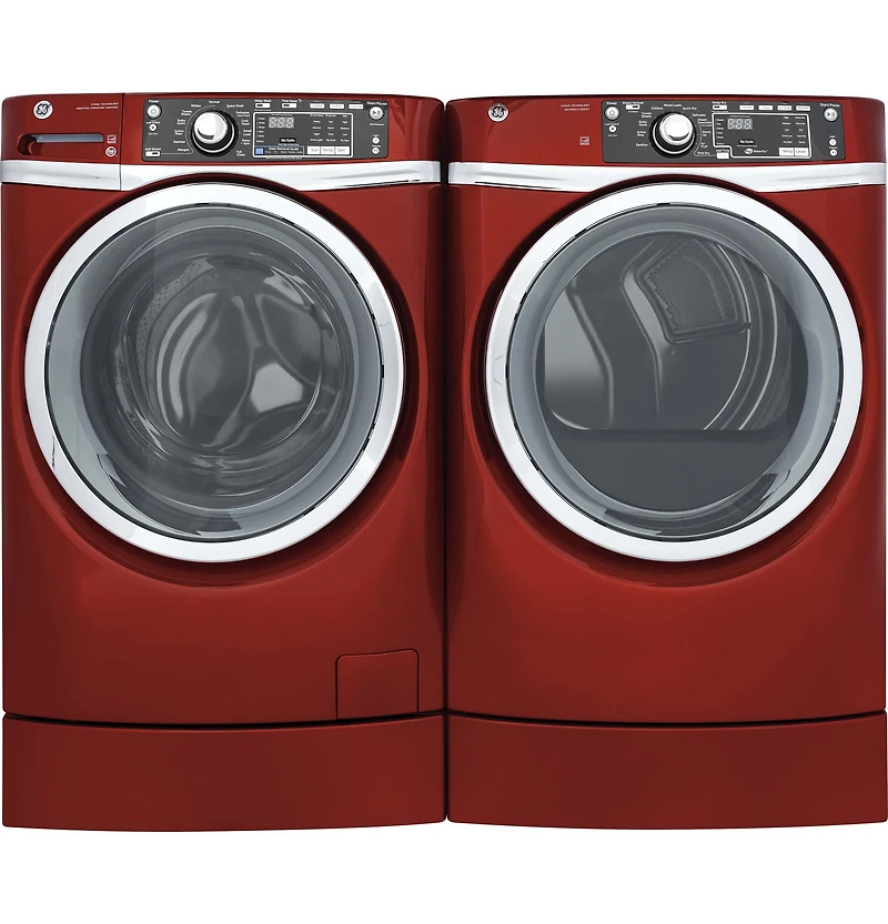 8.3 Cu. Ft. Red Electric Dryer with Steam