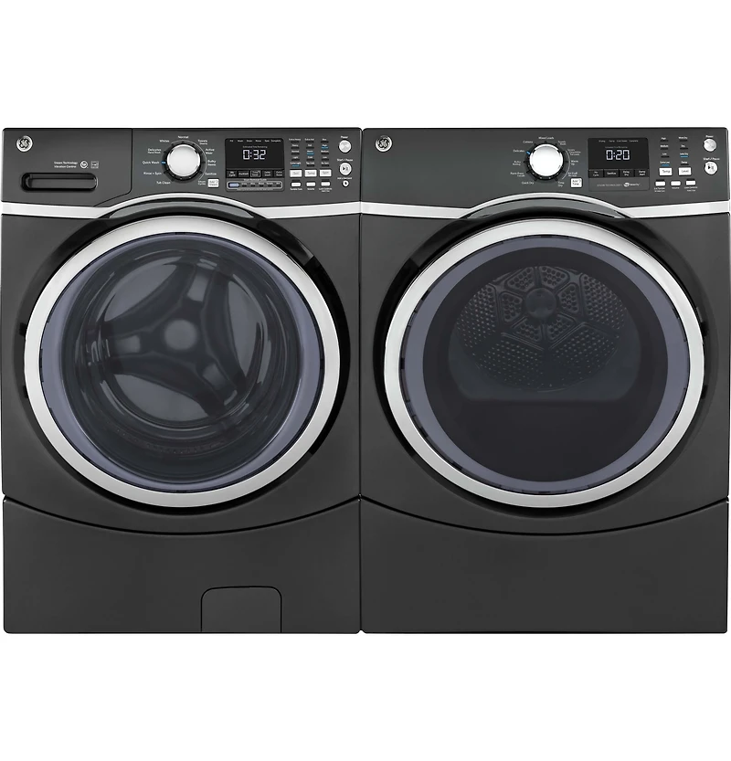 7.5 Cu. Ft. Gray Gas Dryer with Steam