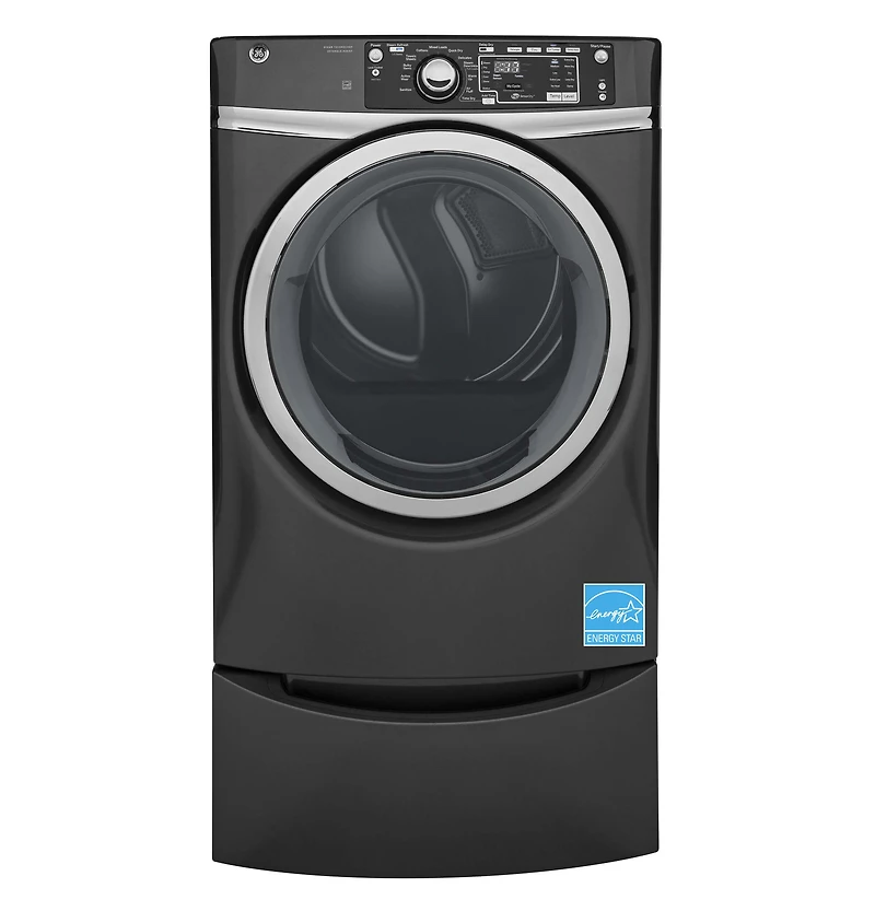 8.3 Cu. Ft. Gray Gas Dryer with Steam