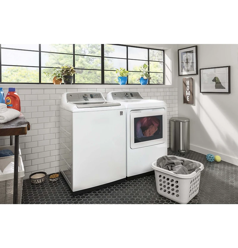 7.4 Cu. Ft. White Gas Dryer