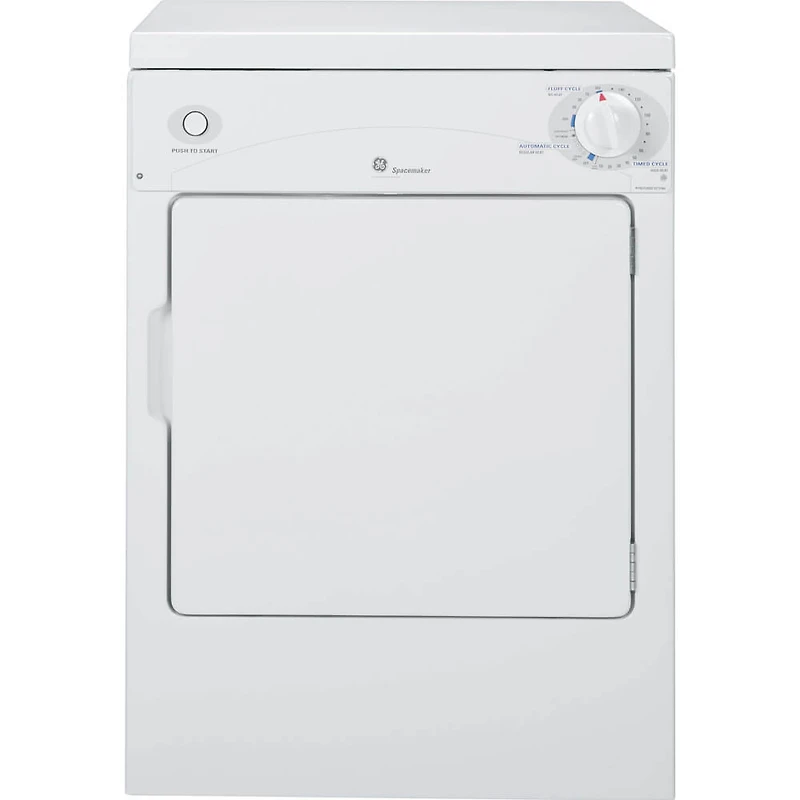 3.6 Cu. Ft. White Spacemaker Portable Electric Dryer