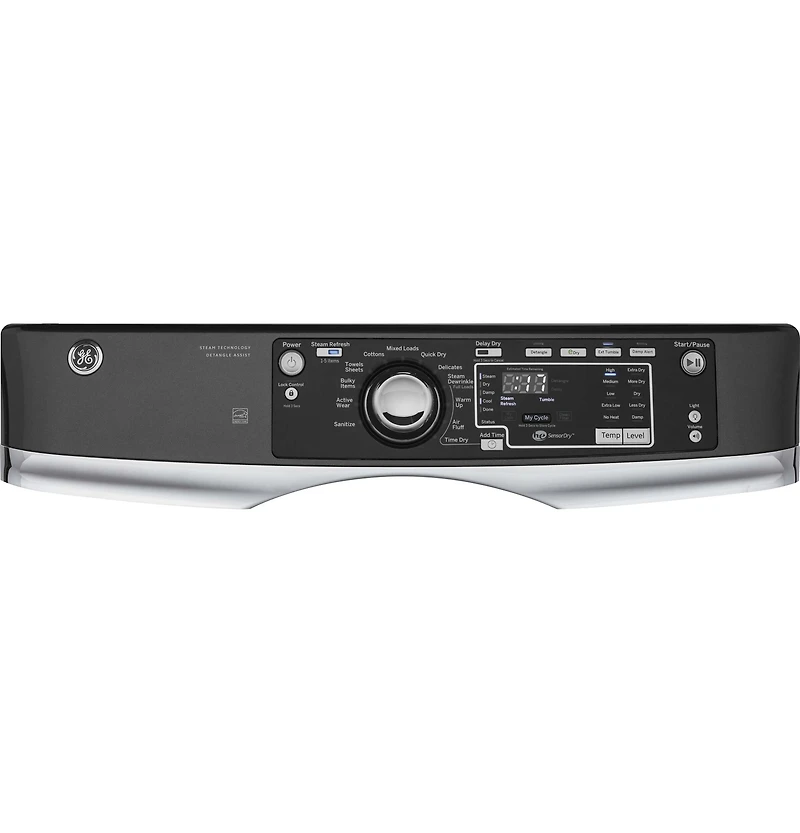 8.3 Cu. Ft. Gray Electric Dryer with Steam