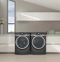 8.3 Cu. Ft. Gray Electric Dryer with Steam