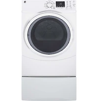7.5 Cu. Ft. White Electric Dryer with Steam