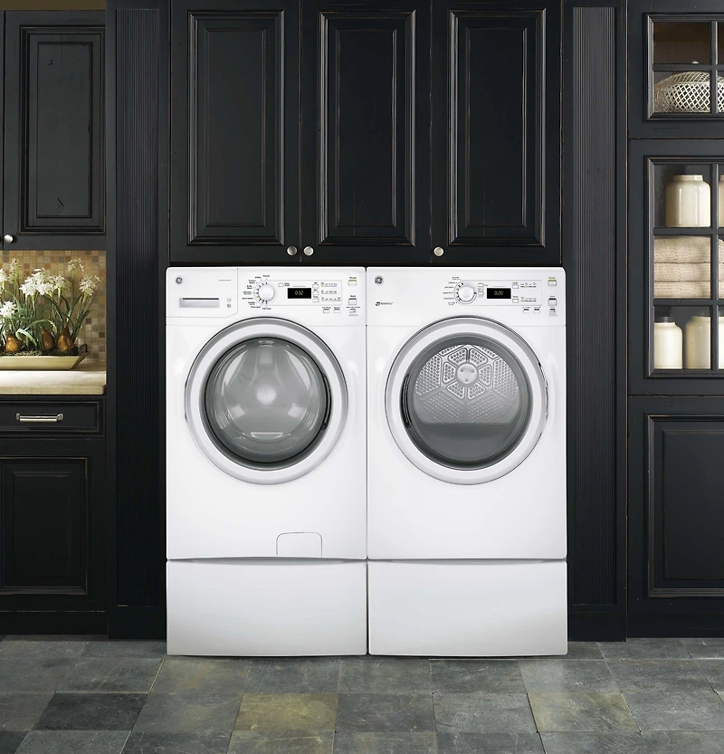 7.5 Cu. Ft. White Electric Dryer with Steam