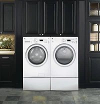 7.5 Cu. Ft. White Electric Dryer with Steam