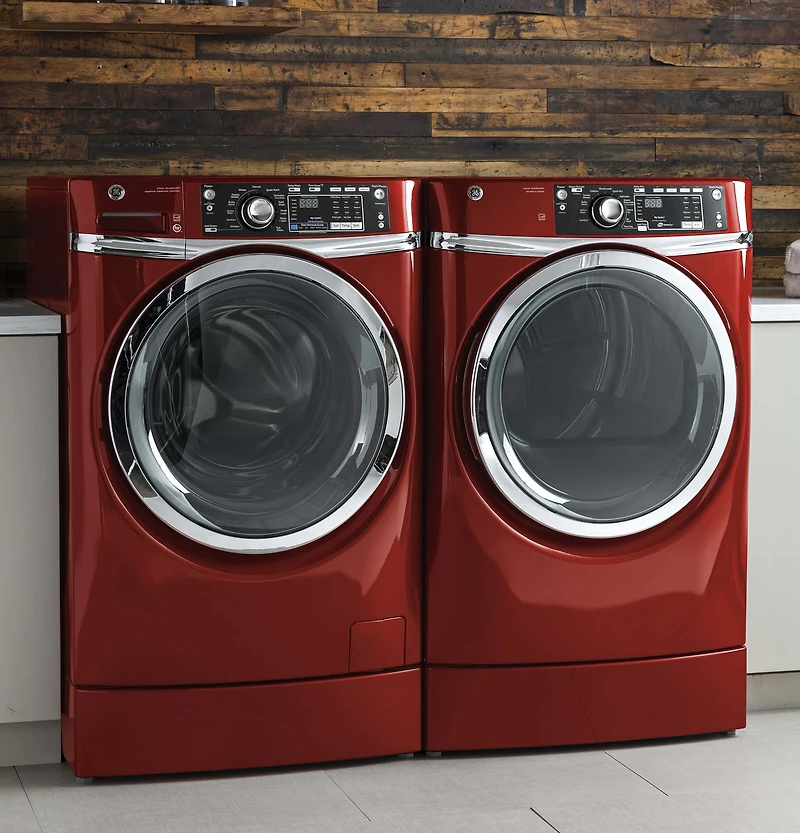 8.3 Cu. Ft. Red Gas Dryer with Steam