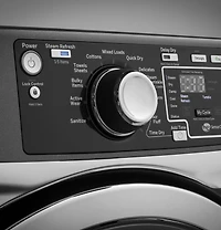 8.3 Cu. Ft. White Electric Dryer with Steam