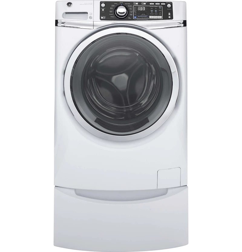 4.9 DOE Cu. Ft. White Front Load Steam Washer