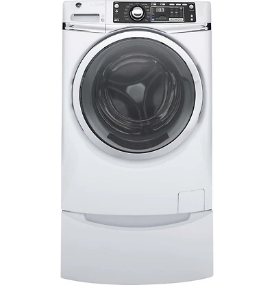 4.9 DOE Cu. Ft. White Front Load Steam Washer