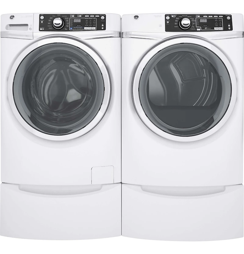 4.9 DOE Cu. Ft. White Front Load Steam Washer