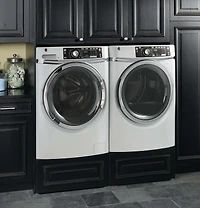 4.9 DOE Cu. Ft. White Front Load Steam Washer