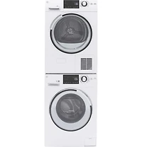 2.4 DOE Cu. Ft. White Front Load Steam Washer