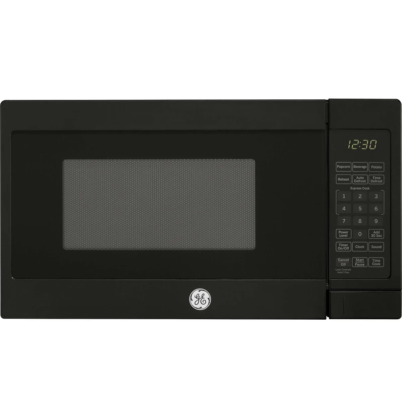 0.7 Cu. Ft. Black Countertop Microwave Oven