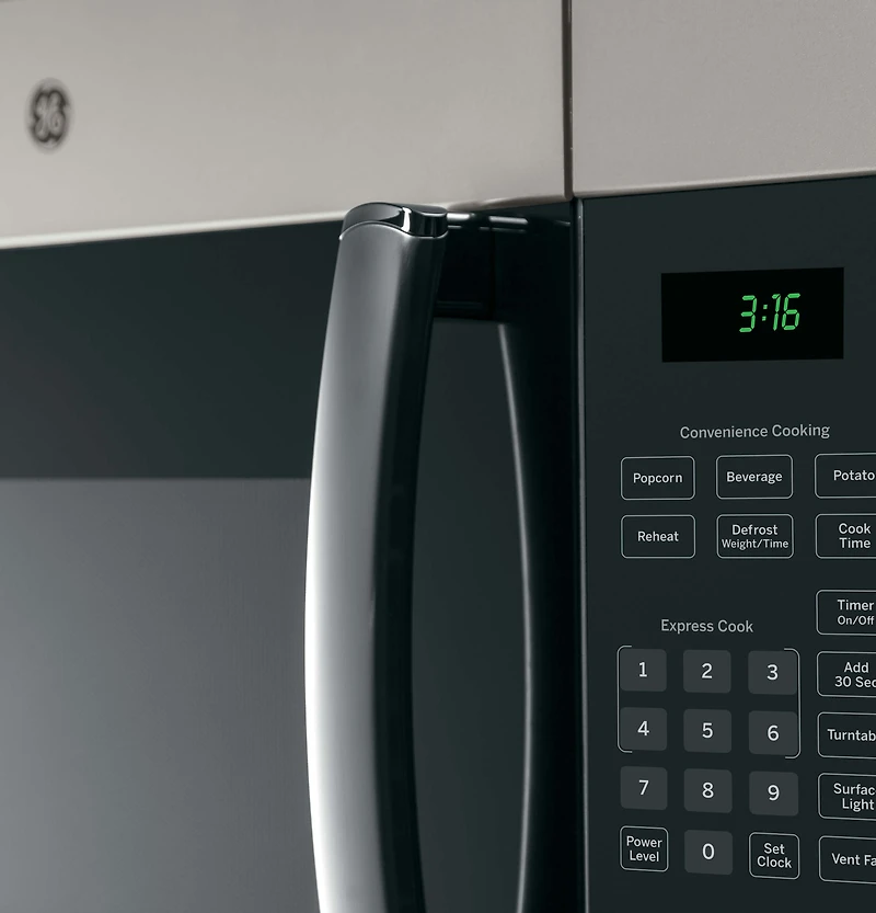 1.6 Cu. Ft. Silver Over-the-Range Microwave Oven