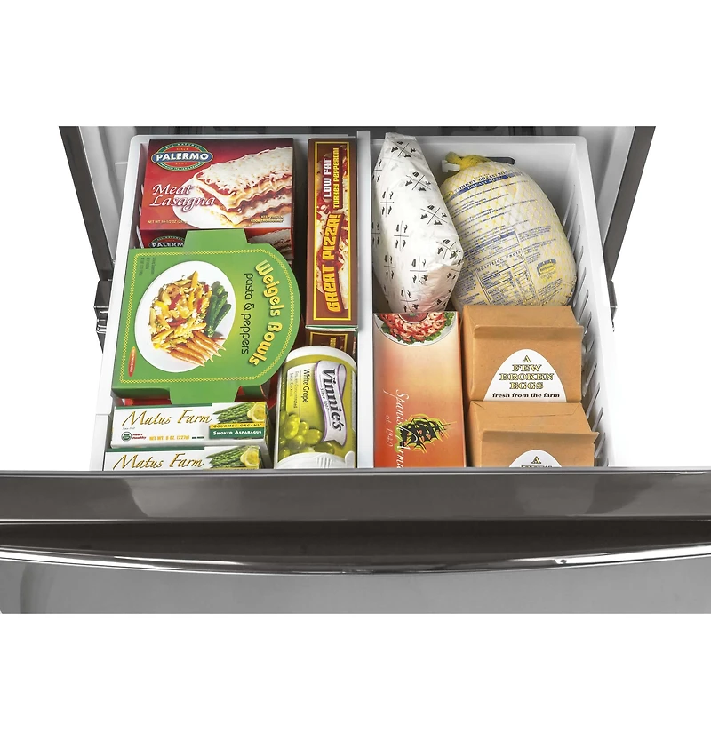 12 Cu. Ft. Stainless Bottom Freezer Refrigerator