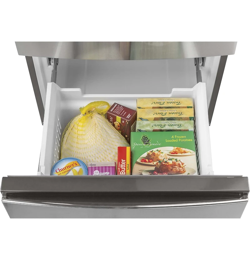 12 Cu. Ft. Stainless Bottom Freezer Refrigerator