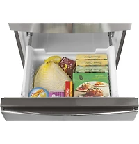 12 Cu. Ft. Stainless Bottom Freezer Refrigerator