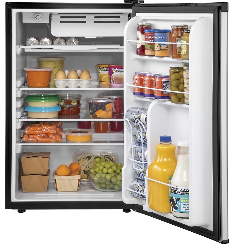 4.5 Cu. Ft. Stainless Compact Refrigerator