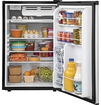 4.5 Cu. Ft. Stainless Compact Refrigerator