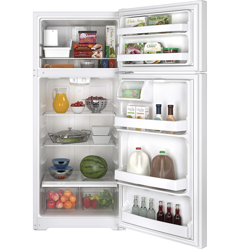 Cu. Ft. White Top Freezer Refrigerator