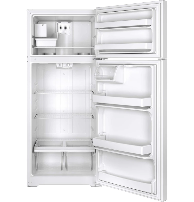 Cu. Ft. White Top Freezer Refrigerator