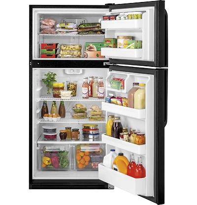 18 Cu. Ft. Black Top Freezer Refrigerator