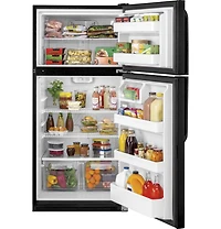 18 Cu. Ft. Black Top Freezer Refrigerator