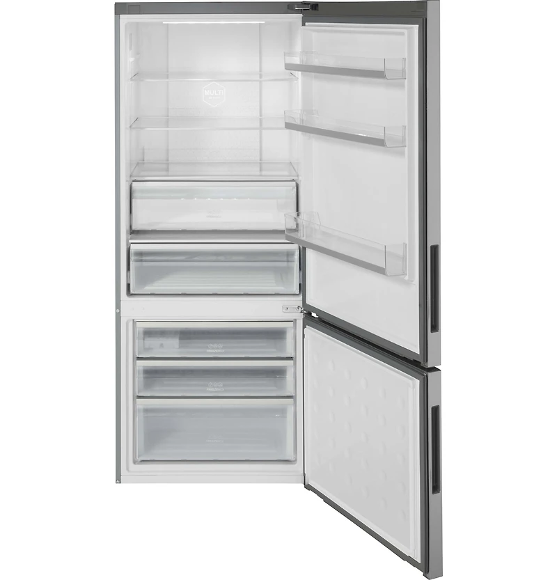 15 Cu. Ft. Stainless Bottom Freezer Refrigerator