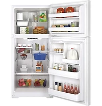 18 Cu. Ft. White Top Freezer Refrigerator