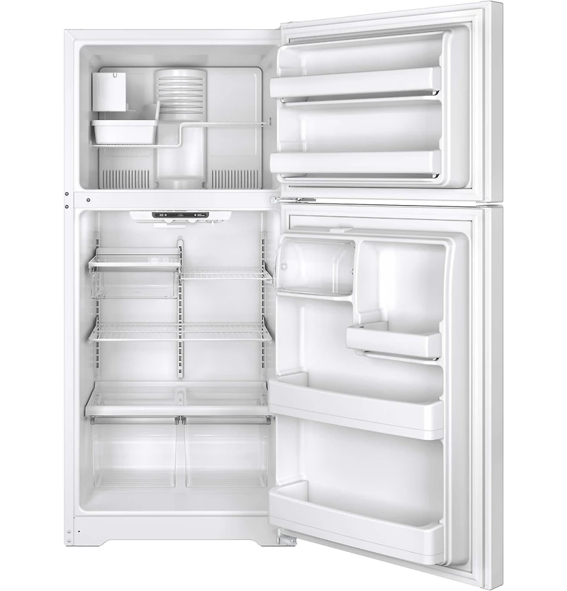 18 Cu. Ft. White Top Freezer Refrigerator
