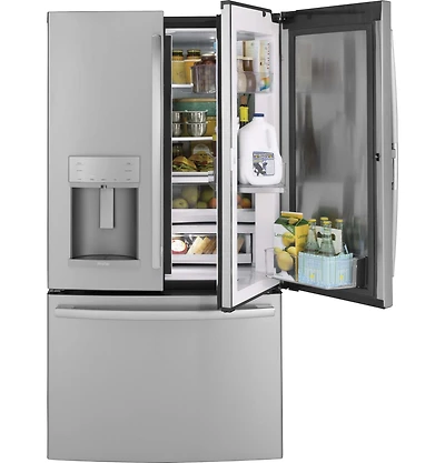 28 Cu. Ft. Stainless French Door Refrigerator with Door In Door