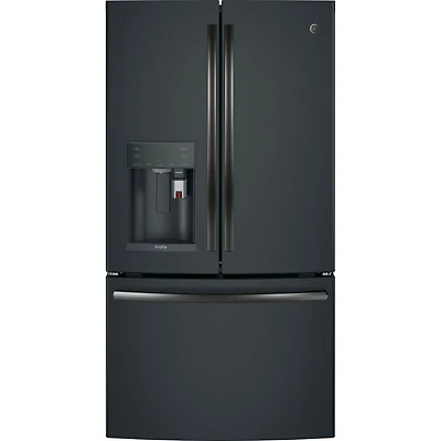 22 Cu. Ft. Black Slate Counter-Depth French Door Refrigerator with Keurig