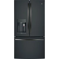 22 Cu. Ft. Black Slate Counter-Depth French Door Refrigerator with Keurig