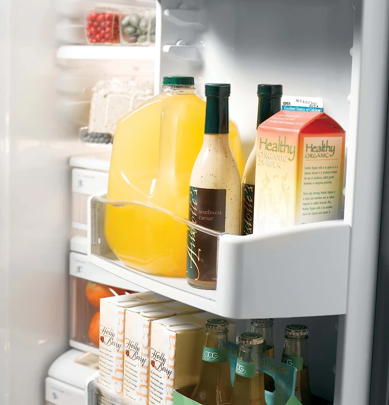 25 Cu. Ft. Black Stainless Side-by-Side Refrigerator