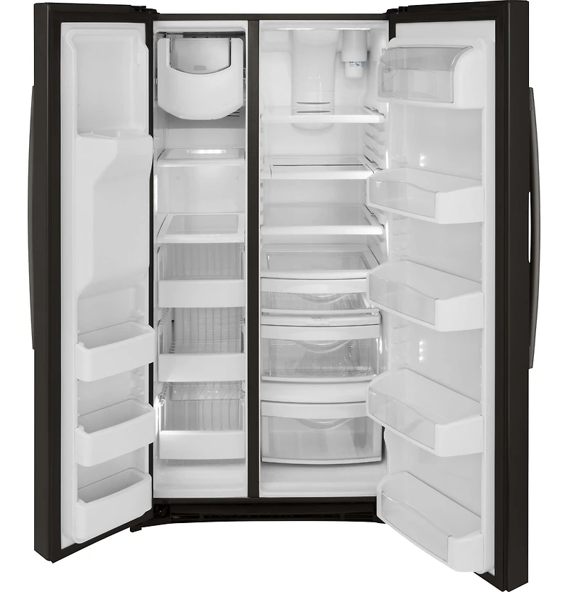 25 Cu. Ft. Black Stainless Side-by-Side Refrigerator