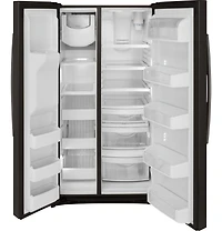 25 Cu. Ft. Black Stainless Side-by-Side Refrigerator