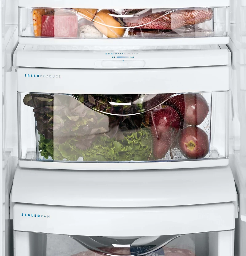 25 Cu. Ft. Black Stainless Side-by-Side Refrigerator