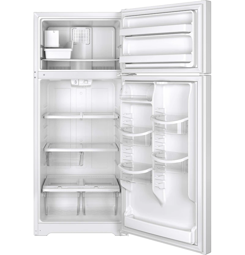 18 Cu. Ft. White Top Freezer Refrigerator