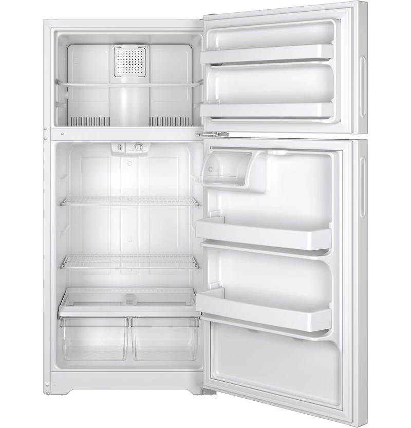 15 Cu. Ft. White Top Freezer Refrigerator