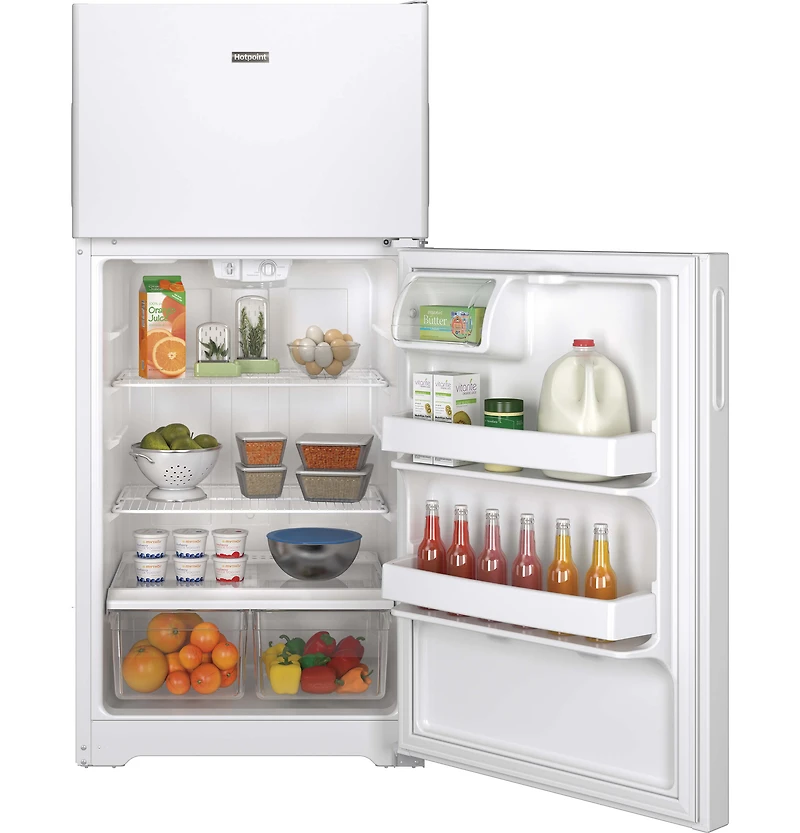 15 Cu. Ft. White Top Freezer Refrigerator