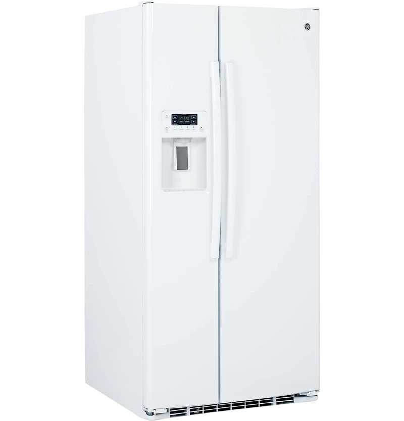 23 Cu. Ft. White Side-by-Side Refrigerator